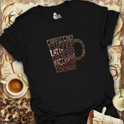 T-Shirt - Coffee Mug Words