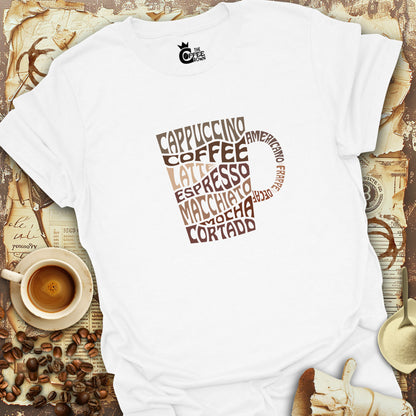 T-Shirt - Coffee Mug Words