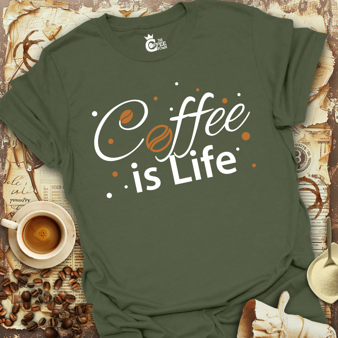 T-Shirt - Coffee is Life