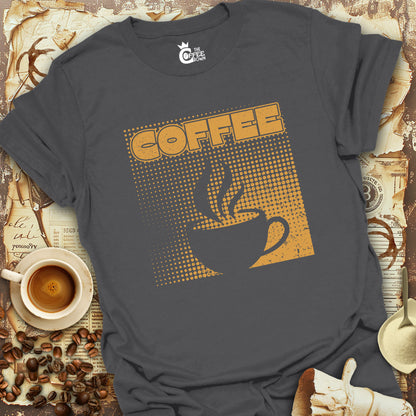 T-Shirt - Coffee Retro Degrade