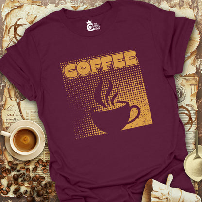 T-Shirt - Coffee Retro Degrade