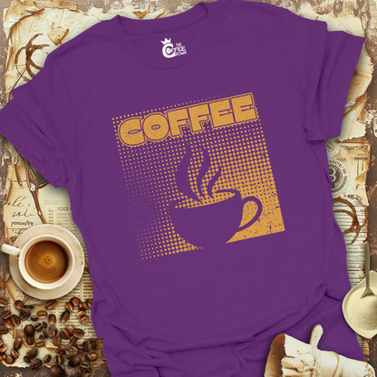 T-Shirt - Coffee Retro Degrade