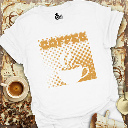 T-Shirt - Coffee Retro Degrade