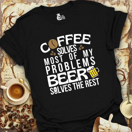 T-Shirt - Coffee Solves Most of My Problems