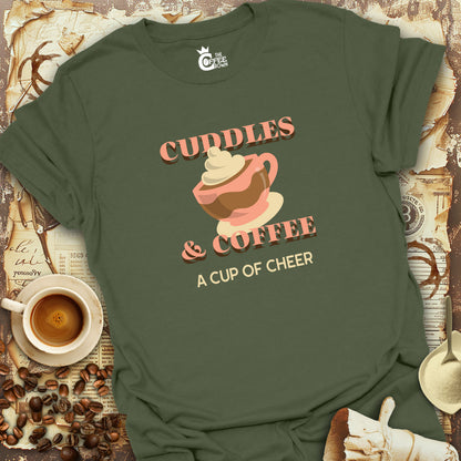 T-Shirt - Cuddles & Coffee