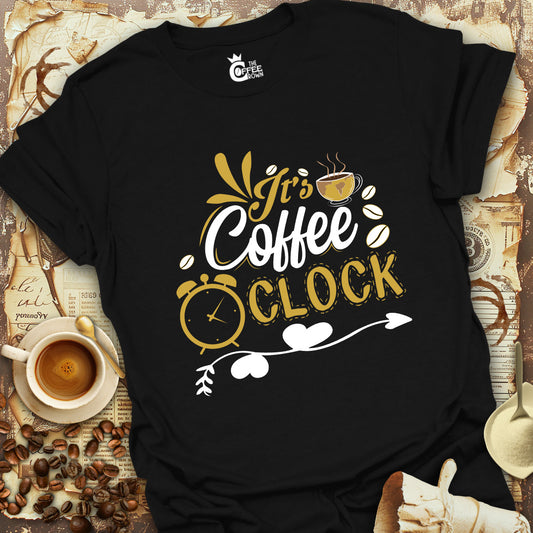 T-Shirt - It's Coffee O'Clock