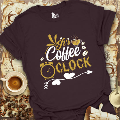 T-Shirt - It's Coffee O'Clock