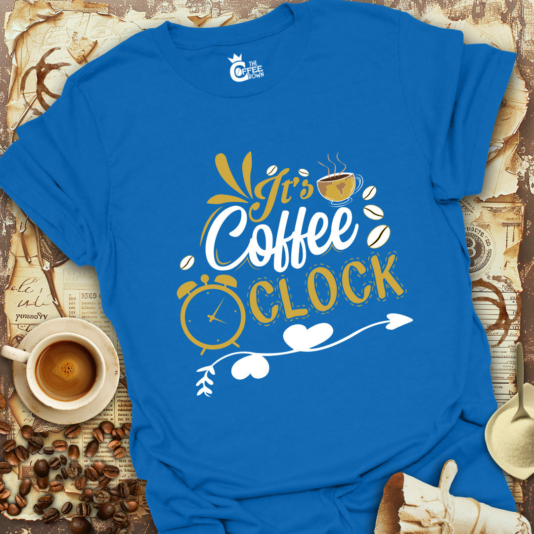 T-Shirt - It's Coffee O'Clock